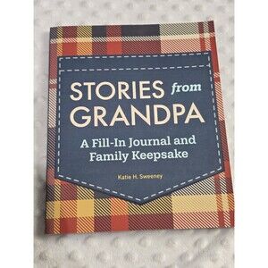 Stories from Grandpa Father's Day Book Gift Fill-In Journal and Family Keepsake
